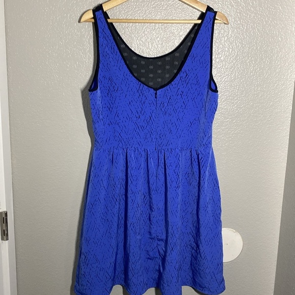 Attention Blue Mini Dress - Picture 4 of 8
